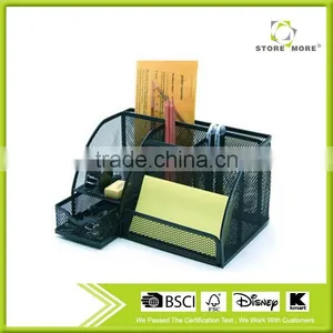 Metal Mesh Desk Organizer /Paper Card Holder/Pen Holder thumbnail-1