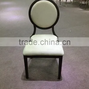 Classic Round Back Dinning Chair ,French Furniture Solid Aluminium Fabric Sofa, Living Room Furniture Dinning Chair thumbnail-1