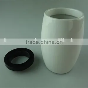Cheap Price Colorful Ceramic Sugar Pot With Black Cover for Tea,coffee thumbnail-3