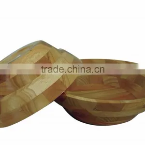 High Quality Best Selling Eco Friendly Natural Rubberwood Bowl From Viet Nam thumbnail-1