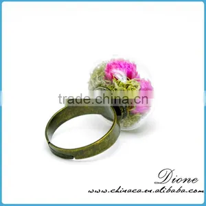 Fashionable Dome Glass Cover Handmade Clear Glass Cover Rings thumbnail-3