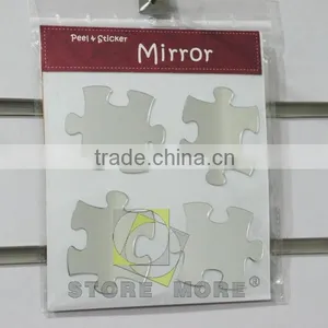 Jigsaw Puzzle Thick Acrylic Home Mirrored Stickers thumbnail-1
