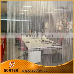 Ball Chain Curtain/metal Screens/decorative Metal Room Divider thumbnail-1