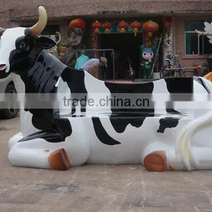 Outdoor Fiberglass Cow Chair thumbnail-1