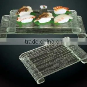Retangle Acrylic Display Sushi Plates and Dishes thumbnail-1