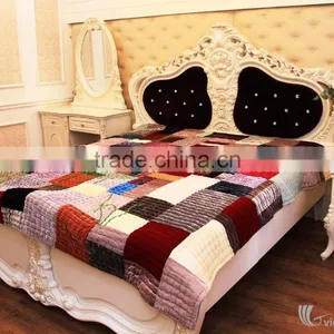 Hand Embroidered Blanket 100% Handmade in Vietnam With Eye-catching Colour and Design thumbnail-5