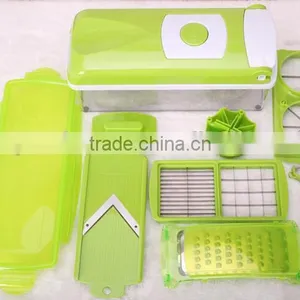 One Step Precision Cutting Dicer Plus/ Plastic Fruit And Vegetable Multi Grater Set thumbnail-3