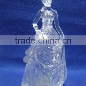Clear Acrylic Manufacturer LED Shining Beauty Bride Wedding Decorations Gift thumbnail-2