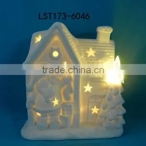 Hot Sell Home Ornament Ceramic Christmas House thumbnail-4