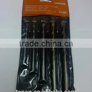 5pcs Masonry Drill Bits a Set thumbnail-1