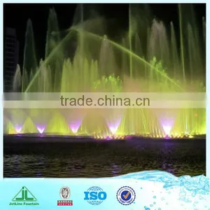 Music Water Fountain in a Lake, City Park of Wenzhou thumbnail-3