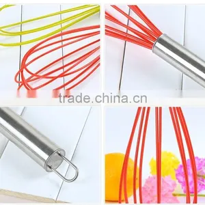 Intelligent Kitchen Special Convenient Manual Silicone Rubber Egg Whisk thumbnail-2