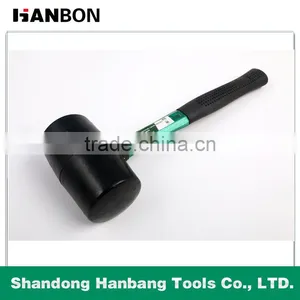 500G High Quality Rubber Mallet Hammer With Fiberglass Handle thumbnail-2