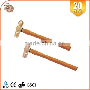 Non-sparking Tools Aluminum Bronze Ball Peen Hammer thumbnail-1