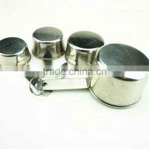 42137 4pcs Stainless Steel Nesting Measuring Cups and Spoons Set thumbnail-3