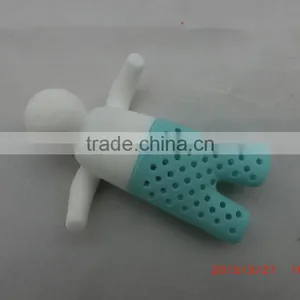 Hot Sale New Design Funny Ceramic Silicone Tea Infuser, Tea Man Tea Infuser thumbnail-2