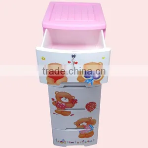 Happy Bear Kids Plastic Wardrobe thumbnail-2