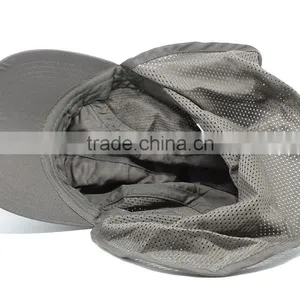 OEM Golf Sunblock Fishing Hiking Outdoor Sports Cap Gray Cotton Hat thumbnail-3