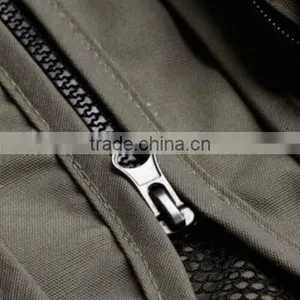 High Quality Breathable Custom Multi Pocket Fishing Vest Wholesale From China thumbnail-4