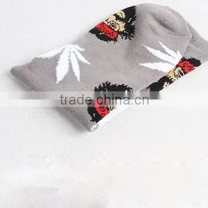 Hemp-leave Design Socks, Sports Socks, Mountaineering Socks thumbnail-2