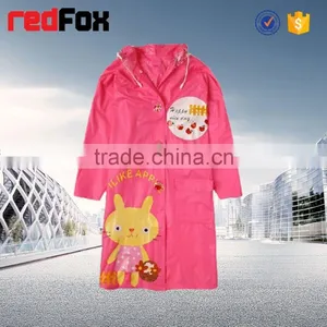 Cute Hot Sale Red Rain Coat for Kids thumbnail-1