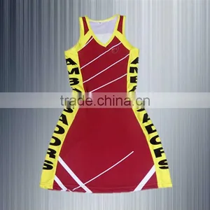Breathable Mixed Colors for Customized Ladies Netball Jersey thumbnail-1