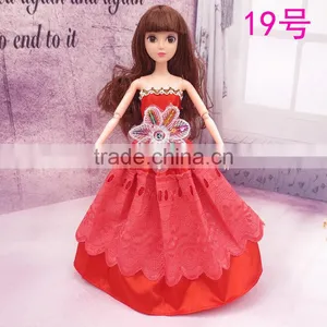 Wholesale 11 Inch Cheap Doll Clothing Barbie Doll Dress Baby Toy thumbnail-2