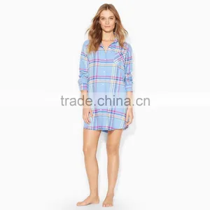 Women's Checked Button up Whole Adult Pajamas thumbnail-1
