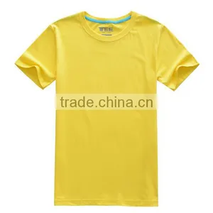 2017 Garment Factory Customized Your Own Brand Design Plain Color 95% Cotton 5% Spandex Private Label High Quailty Men T-shirts thumbnail-4