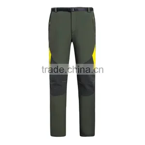 MEN'S Softshell Pants Outdoor Men's Slim Trousers Fishing Pants Fleece Inside thumbnail-1