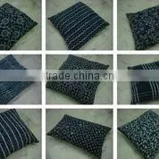 Block Printed Indigo Cushion Covers thumbnail-1