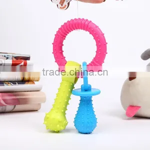 Pacifier Shaped Pet Chew Toy Dog Rubber Toy thumbnail-3