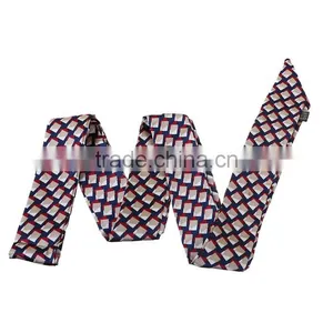 Chiffon Multifunction Skinny Scarf Multicolor Square Grid Checker Choker thumbnail-1