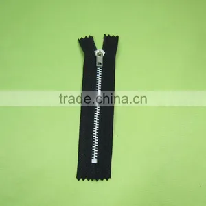 Best Selling Metal Zipper Brass Zips With Semi Lock Zippers for Shorts Jeans thumbnail-6