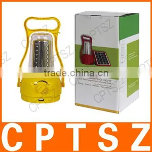 The New Portable Lamp Camping Light Solar LED Camping Lights Lamp Upside Down Home Lighting thumbnail-6
