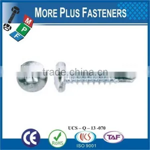 Made in Taiwan DIN 7504 Countersunk Hexagon Head Pan Head Self Drilling Screw thumbnail-6
