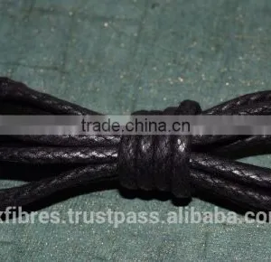 Waxed Cotton Rope Shoelaces thumbnail-1