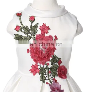 2016 Frozen Elsa Girl Party Dress , The New Children Dress Roses New Embroidery Upscale Princess DressA29161 thumbnail-3