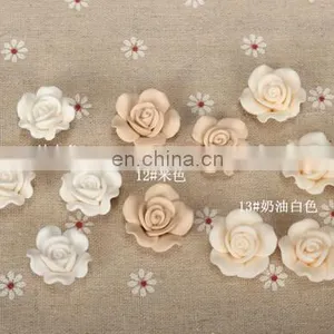 26125 23mm Fashion Cartoon Polymer Clay Flower Beads thumbnail-3