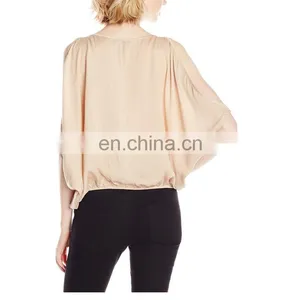 Best Sell Facory Bulk Order Ladies Blouse Ladies Top Fashion Blouse thumbnail-2