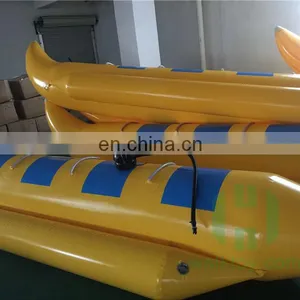 HI Factory Price Inflatable Flyfish Banana Boat, Single Row Water Banana Boat, PVC Banana Boat for Sale thumbnail-2