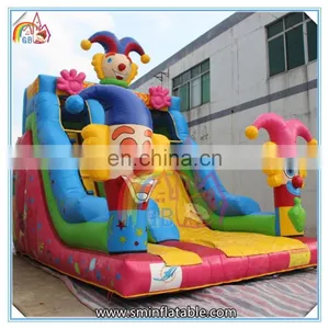 Factory Price Inflatable Cartoon Slide,colorful Inflatable Bounce Slide,inflatable Clown Slide for Kids thumbnail-3