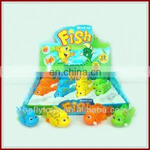 Wind up Plastic Bath Toys Swimming Fish thumbnail-1