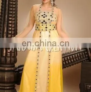 2017 New Style Elegant Muslim Dress Islamic Kaftan Dress thumbnail-1