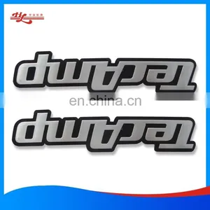 Customized Embossed Plastic ABS Logo With Sponge Glue thumbnail-1