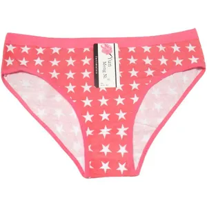 Yun Meng Ni Sexy Underwear Five Star Printed Girls Briefs Breathable Cotton Women's Panties thumbnail-5