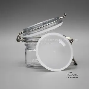 High Grade 150ml / 150g Wide Mouth Square PET Plastic Cosmetic Jar and Container With Inner Seal for Packing Face Skin Cream thumbnail-4