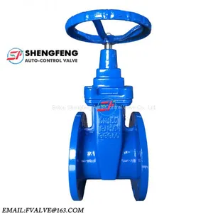 PN16 F4 DN150 Ductile Iron Resilient Seated Gate Valve thumbnail-1
