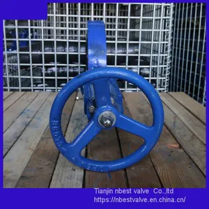 JIS Standard 5K Vertical Gear Solid Core Butterlfy Valve DN125 thumbnail-5