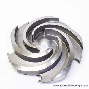 Aftermarket ANSI B73.1 Chemical Process Pump Parts CD4M Goulds 3196 Impeller thumbnail-1